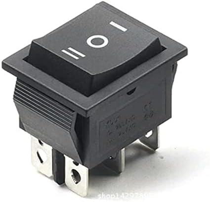 DIY Rocker Switch Switch Switch Boat 3 Позиција 6pin копче за заклучување со светло на ламбата KCD4 16A 250VAC/ 20A 125VAC OFF-OF-ON