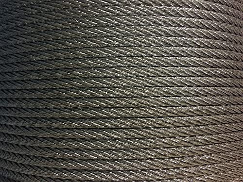 1/32 7x7 жичен кабел за јаже од не'рѓосувачки челик T304 500 'ролна