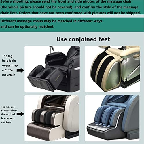 Gycdwjh нула гравитациони капаци на стол за гравитација, машина што се мие на целата инклузивна електрична масажа стол покритие чувајте ги
