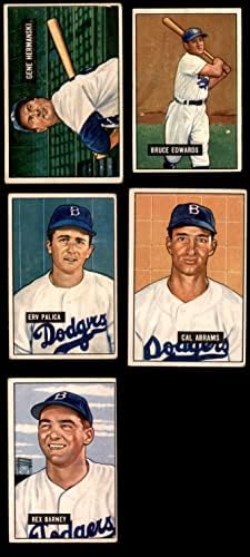 1951 Bowman Brooklyn Dodgers Team Set Brooklyn Dodgers VG+ Dodgers