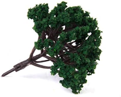 Sewiroro 20 парчиња дрвја на скала модели Пејзаж дрвја минијатурни модели дрво мини диорама дрвја мешана големина