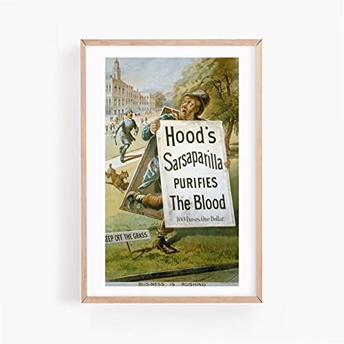 Бесконечни фотографии Фото: Сарспарила на Худ ја прочистува крвта, бизнисот брза “, 1888 година, полицаец
