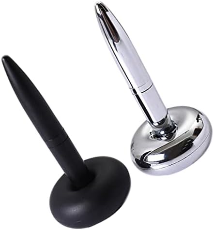 Cabilock 2pcs Магнетна левитација на топката со луксуз луксузно кул пукано пенкало вертикално стоење на извршното пенкало за топка