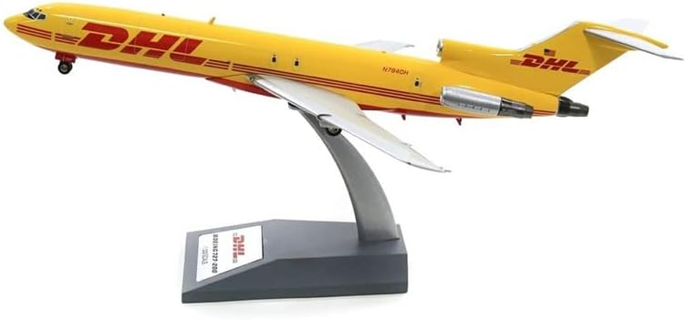 Inflate 200 за DHL за Boeing 727-200 N784DH со Stand Limited Edition 1/200 Diecast Aircraft претходно изграден модел