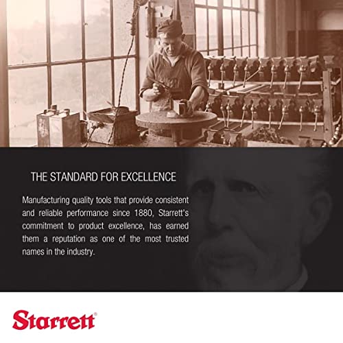 Гејџ или чувства на дебелина од не'рѓосувачки челик од Starrett - идеален за столари и подобрување на домот - најголем асортиман, 108