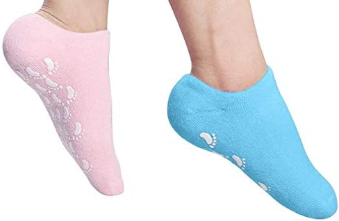 Навлажнувачки Гел Чорапи, Ултра-Меки Оригинални Гел Чорапи Навлажнувачки Чорапи, Спа Гел Омекне Чорапи За Суви Испукани Нозе Кожи,