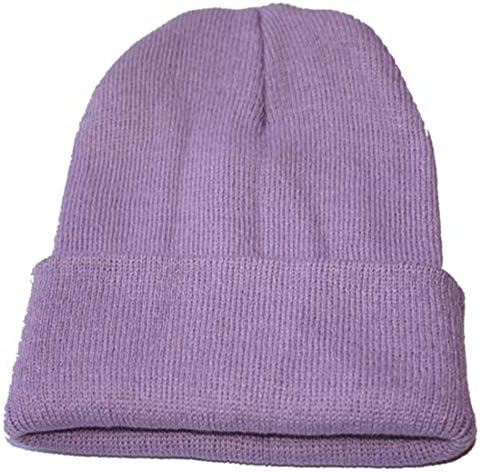 КУЈУ Неутрална Зимска Флуоресцентна Плетена капа За Плетење Череп Капа