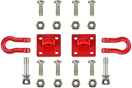 Amogot RC Trailer Chain Hook Hook Tow Rop Winch Shackles за 1/10 RC Crawler TRX4 Axial SCX10 90046 Wraith 90081 Tamiya D90 TF2
