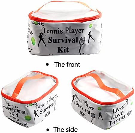 PXTIDY Тенисер Подарок Тенисер Опстанок Комплет Патент Шминка Случај Организатор Козметичка Торба Тениски Подарок Тениски Тим Торба За Љубител На Тенис