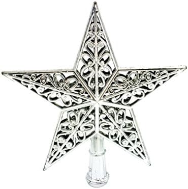 Galpada Hollowed- Излезена елка искра starвезда блескаво виси Божиќно дрво за украсување украси за украси дома
