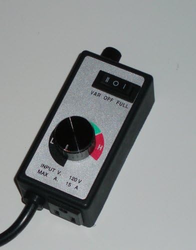 Gino Development 09-0123 TruePower Променлива контролор на брзина на рутерот за бирање за вентилатори и вентилатори