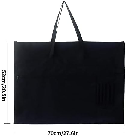 WYWWDXF уметничко портфолио торба со голем капацитет за уметнички дела Сдајс Случајно издржана водоотпорна портфолио торба за уметнички