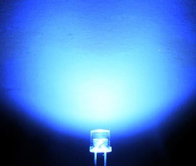 1000pcs x сина суп светла светла 3мм рамен врвен LED бел 3мм светло сино