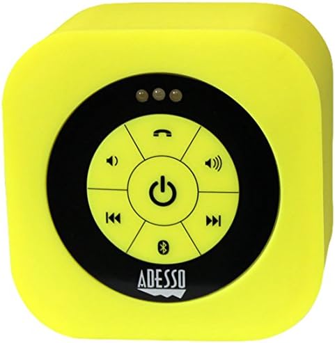 Водоотпорен звучник Adesso Bluetooth 3.0 - Пакување на мало - жолта
