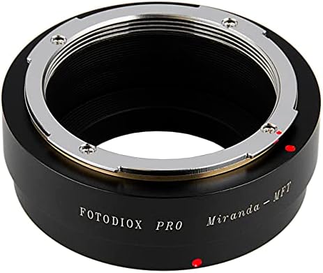 Адаптер за монтирање на леќи Fotodiox Pro, за леќи на Миранда до Олимп Панасоник Микро четири трети камери без огледало