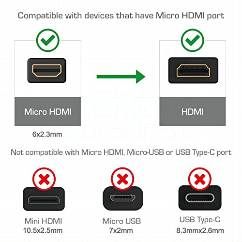 DRRI голема брзина 8K Micro HDMI до HDMI 2.1 плетенка кабел за Sony F55 A7S A7S3 A74 BMPCC4K камера до Atomos ninja ninja v