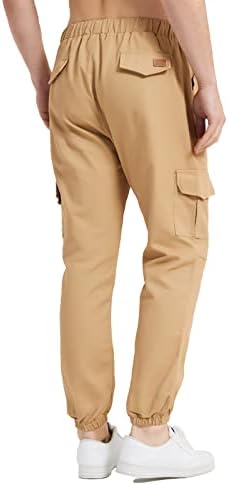 Ронгаи Менс обични карго панталони памук џемпери модни џогери спортски панталони панталони панталони