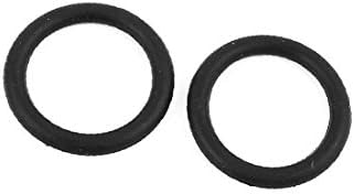 X-Ree 50pcs 18mmx2.4mm нитрил бутадиен гума o прстен запечатување на масло запечатување црна боја (50pcs 18mmx2.4mm nitrilo