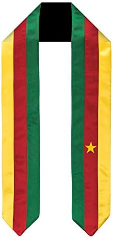 Камерун Знаме Дипломирање Појас/Украде Меѓународна Студија Во Странство Возрасни Унисекс