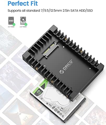 [2пакувања] ОРИКО 2.5 SSD SATA до 3.5 Хард Диск Адаптер Внатрешен Диск Беј Конвертор Монтажа Држач Caddy Послужавник за 7 /