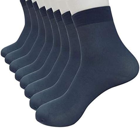 Кратки 8 ултра-тенки свилени парови свилени еластични чорапи мажи со влакна чорапи чорапи волна чорапи за жени
