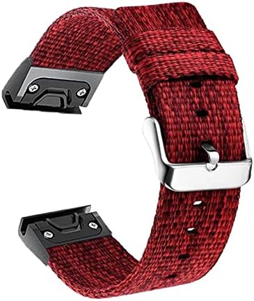 EGSDSE 22 26mm Smart Watch Band Spirs за Garmin Fenix ​​6 6x Pro 5x 5plus 3hr Forerunner 935 945 ленти за брзо ослободување најлонска нараквица