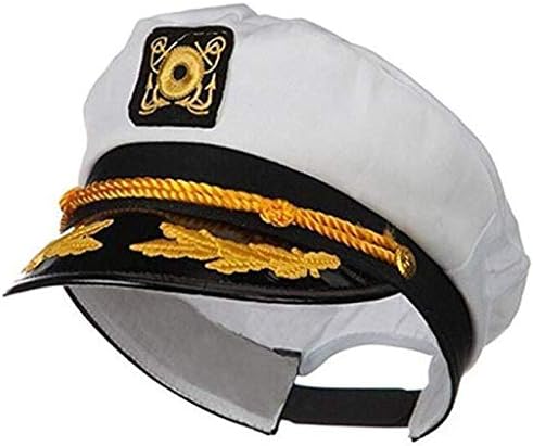 Тато човек со големина јахта капа капаче бело капетан море еден додаток бејзбол капачиња гроздобер мрежа бејзбол капа
