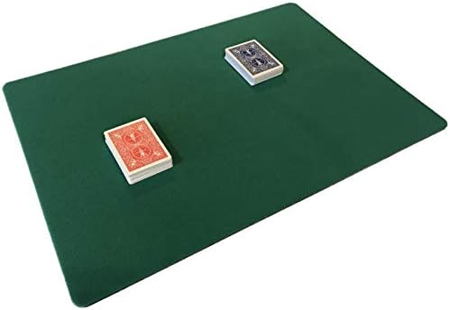 Супериорна зелена магична подлога, нелизгачка табела за зафат за трикови за картички и илузии на монети-16 на 23 инчи