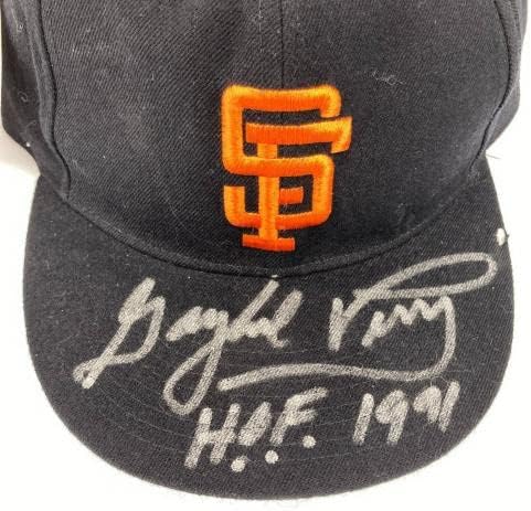 Гајлорд Пери Хоф 1991 потпиша автентична Сан Франциско гиганти капа JSA COA - Автограмирани капи