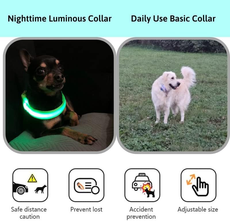 Осветли јаки од кучиња - Леопард осветлени јаки за кучиња за ноќ, прилагодлива LED јака за кучиња, полнење на светкаво миленичиња безбедносно