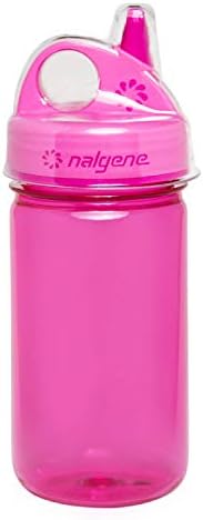 Шишиња за вода на Nalgene Kids Grip-N-Gulp, доказ за протекување Слипи чаша, издржлива, БПА и БПС бесплатно, безбедна машина за миење садови,