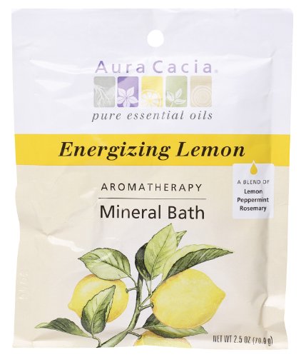 Аура Качија Ароматерапија Минерална Бања, Енергичен Лимон, пакет од 2,5 унци