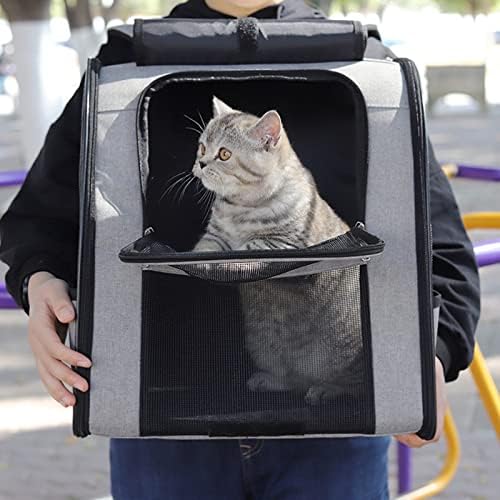 РАНЕЦ ЗА Миленичиња WSSBK Торба За Мачки За Дисипација На Топлина Што Дише Носење Миленичиња Оксфорд Куче Што Дише