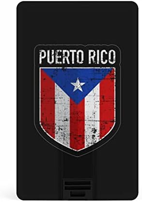 Порторико Знаме USB 2.0 Флеш-Дискови Меморија Стап Кредитна Картичка Форма
