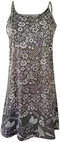 Nokmopo фустан со краток ракав за жени секси мода ретро мултикородна печатена лабава пулвер суспензија фустан