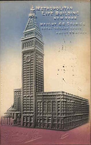 Митрополитот Живот Зграда Њујорк, Њујорк Њујорк Оригинална Античка Разгледница