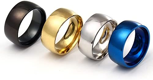 Сини прстени на Колесо 8мм за мажи и жени Персонализиран прстен Прилагодете го прстенот врежан прстен-75836