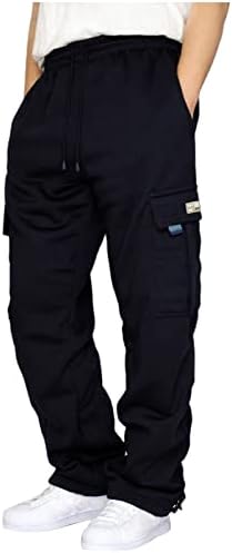 Машка тешка категорија на товарни тела, џемпери, се протегаат еластични панталони за пешачење за половината, мажи со џемпери, лесни тенок фит