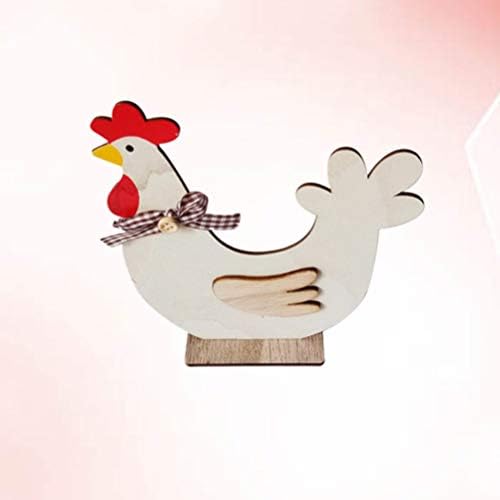 Подароци од норвешки подароци Велигден дрвен петел украс Десктоп Рачно изработена кокошка фигура статуа за украсување за домашни
