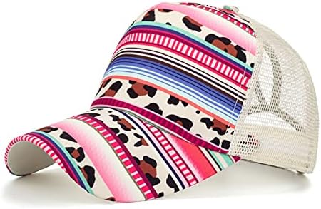 Бејзбол капа хип хоп капа мода за дишење на плажа прилагодување на капа за заштита од сонце, отворено шема за печатење за жени