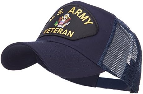 E4HATS.com Ветеран на американската армија воена закрпена мрежа капа