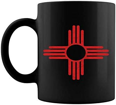 Гроздобер Ново Мексико знаме Зиа Сонце ретро кафе кригла 11 и 15 мл