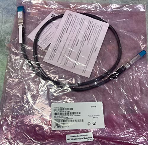 Нов HP Aruba X242 SFP+ SFP+ 1M Директен кабел за прицврстување J9281B. Пакет од