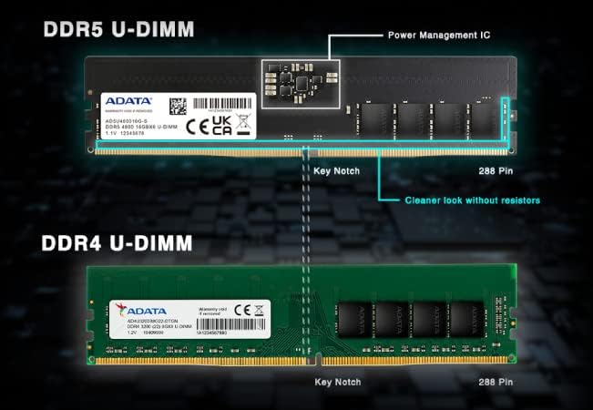 XPG Lancer DDR5 5600MHz 32 GB CL36-36-36 UDIMM 288-PINS Десктоп SDRAM Меморија Рам комплет црна