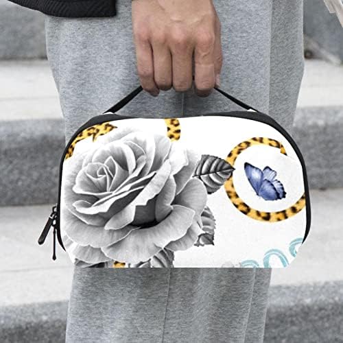 Женска И Женска Торба За Шминка Со Пеперутки Пространа Торбичка За Козметичка Торба Чанта Чанта Со Патент