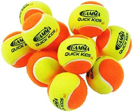 Гама Брзи деца Вежбајте тениски топки: црвена 36, портокалова 60, или зелена 78 точка - 12, 36, 48, 60 големини на пакувања