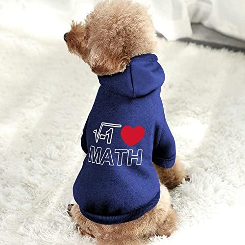 Сакам математика срце едно парче куче костум за домашно милениче облека со додатоци за миленичиња за кученце и мачка l