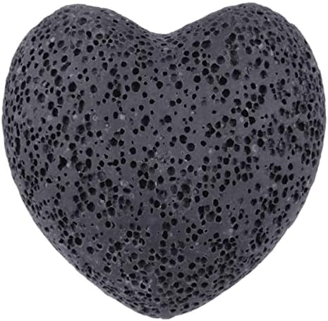 Mookaitedecor пакет - 2 артикли: пакет од 10 кристали форма на срцева форма црна лава карпа и пакет од 15 розови кварц кристално