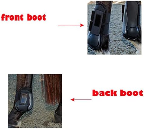 Н/А 2 Пара Чизми За Коњски Тетиви Опрема За Заштита На Нозете За Скокање На Коњи Скокање На Отворено Коњаничка Опрема Јавање