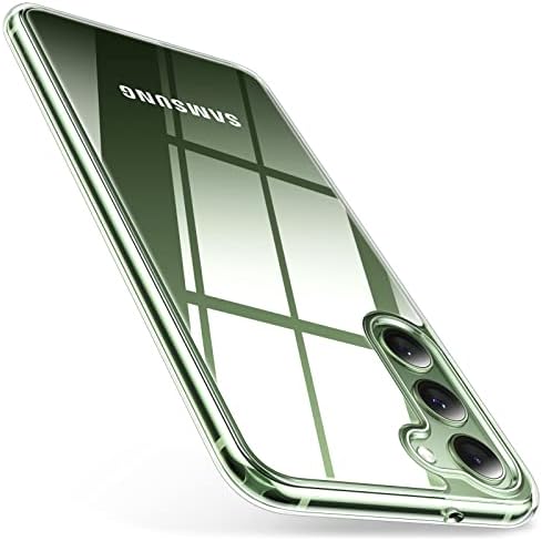 Torras Дијамант Јасно Дизајниран За Samsung Galaxy S23 Случај [Никогаш Пожолтување] [Воена Одделение Анти-Капка], Хард Компјутер Назад &засилувач;